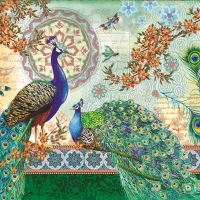 Royal peacocks