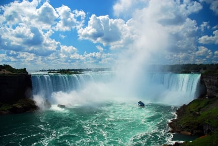 Niagara Falls - canada, horseshoe falls, natural features, niagara falls