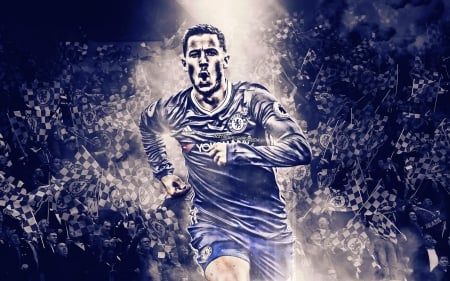 Eden Hazard - sport, chelsea, football, soccer, eden hazard