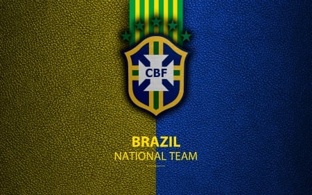 Brazil National Football Team - sport, fifa, emblem, cbf, brasil, brazil, soccer, brazil national football team