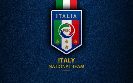 Italy National Football Team - sport, football, fifa, logo, soccer, italy, uefa