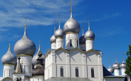 Church in Russia - kremlin, domes, Russia, church, orthodox