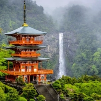 Seigantoji Pagoda And Nachi Falls