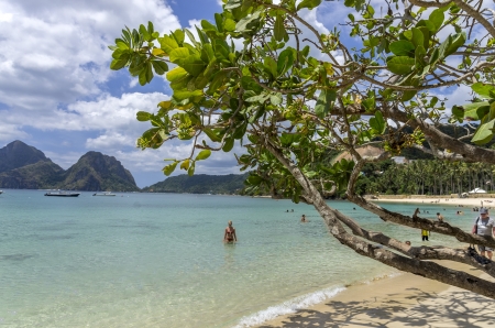 Las Cabanas Beach, El Nido, Palawan - las cabansa beach, philippines, palawan, el nido