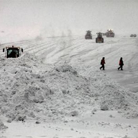 Clearing The Snow