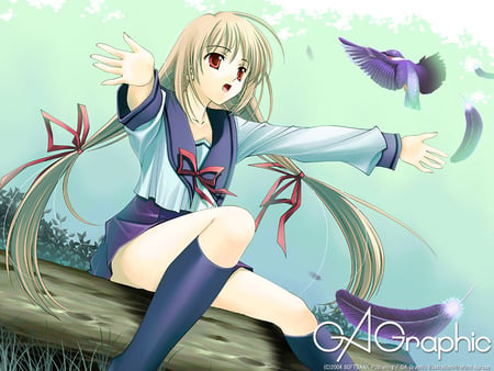 ga_graphic wallpaper - girl, anime