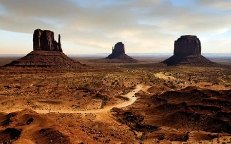 mountains - landscape, mountain, sky