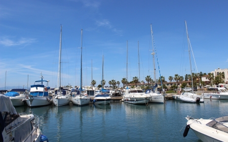 Yachts in Sardinia, Italy - italy, sardinia, sailboats, marina, yachts