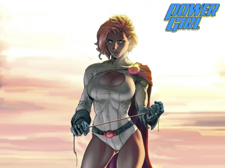 Power Girl - dc comics, comics, superheroes, power girl