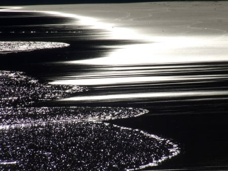 Intriguing Abstract Pattern at Beach - abstract, beach, graphics, patterns, waves, artistic