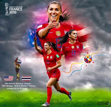 Alex Morgan - usa, american, world cup, soccer, thailand, alex morgan, united states