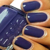 Navy Blue Nails Art