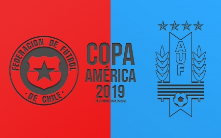 Chile vs Uruguay - conmebol, chile, chile vs uruguay, uruguay, copa america