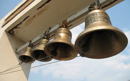 Church Bells - Christianity, bells, metal, church