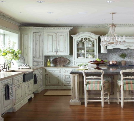 Beautiful Kitchen - Kitchen, Chairs, Cupboards, Beautiful