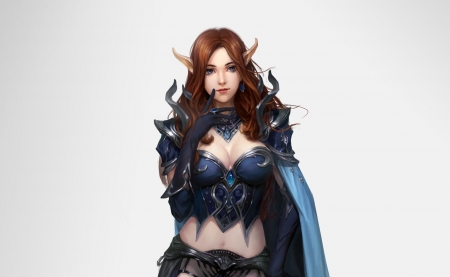 Elf girl - elf, girl, zidong zhang, fantasy