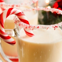 Winter Candy Cane Milk Christmas