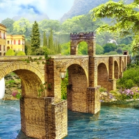 Antique bridge