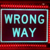 Wrong Way Sign