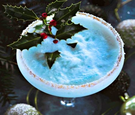 Jack Frost Cocktail - ice, coctail, jack frost, blue