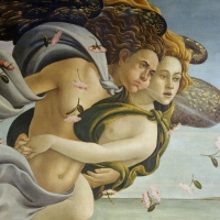 The Birth of Venus (detail) ~ Zephyr and Chloris