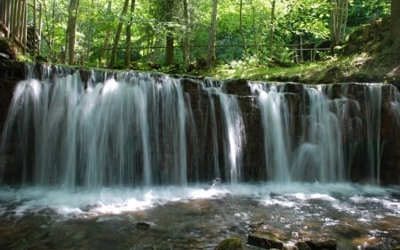 Waterfall in Latvia - Latvia, water, nature, waterfall