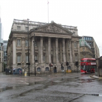 Mansion House in the Rain