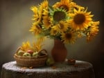 Still Life with sunflowers