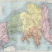 Vintage Map Of Brittania