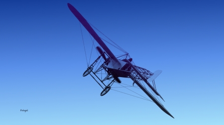 A-Bleriot-XI-1909 - from-an-original-pic-of-inge-wallumrod, A-Bleriot-XI-1909, my-design-and-software-total-rework, pcologist
