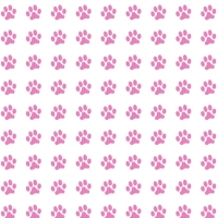 Baby Pink Paw Print Texture