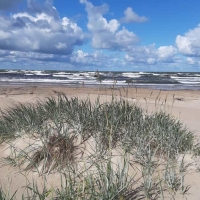 Beach in Latvia