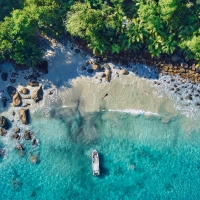 Aerial View~Tropical Island