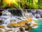 Erawan Falls , Thailand