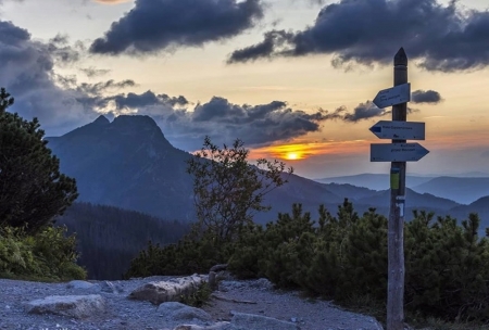 Landscape nature - landscape, nature, photo, sunset