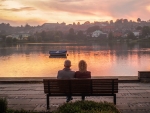 Sitting on Promenade