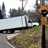 Trucks--No Right Turn