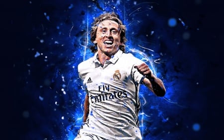 Luka Modrić - luka modric, sport, football, modric, soccer, croatian, real madrid