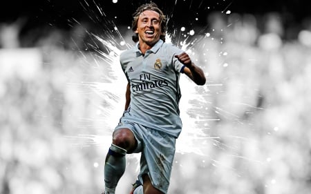 Luka Modrić - luka modric, sport, football, modric, soccer, croatian, real madrid