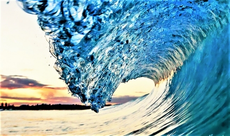Cresting Wave - ocean, sea, surf, wave