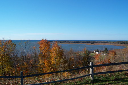 Lake Michigan in Oct. - fall, scenic, michigan, lake michigan, mi, epoufette