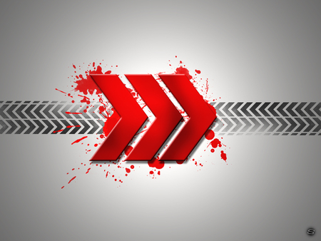 Go Arrows - blood, abstract, tracks, sign, logo, sher, original, simple, ali, gore, sher ali, view, 3d, track, way, go