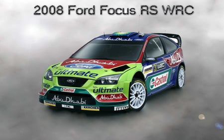 2008 Ford Focus RS WRC. - 2008, focus, ford, rs, wrc