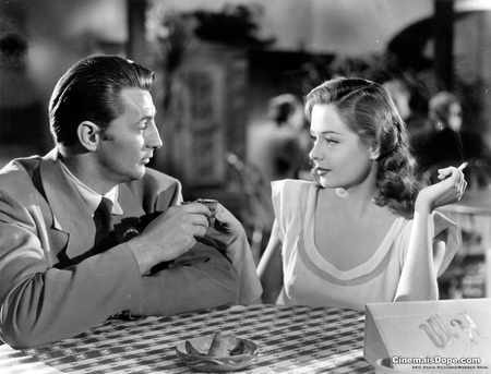 James Dean - out of the past, robert mitchum, movie, actor, black and white, jane greer