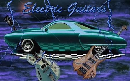 Electric Guitars - electric, cool, hot