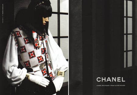 Chanel FW07 1 - freja, karl lagerfeld, chanel, ad campaign, freja beha erichsen