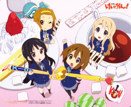 K-ON Chibi - yui, k-on, chibi, ritsu, mugi, mio