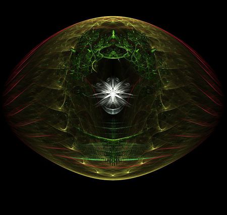 Teleportation Pod Engaged - fractal, abstract, manipulation, 3d, creation photo, new