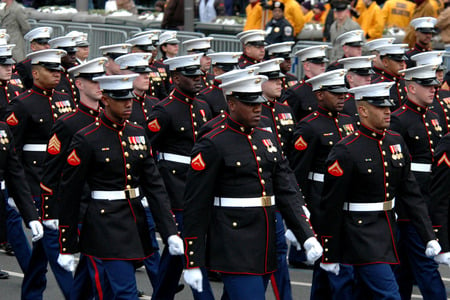 Marines dress blues