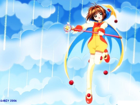 Ain't She Cute - anime, anime girl, female, girl, cute, card captor sakura